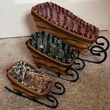 Longaberger sleigh baskets for sale  Mentor