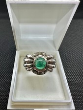 Anello con smeraldo usato  Roma