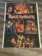 Usado, Pôster promocional Iron Maiden The Number of the Beast Tour 1982 ULTRA RARO! comprar usado  Enviando para Brazil
