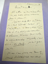 Charles maurras autographe d'occasion  Coulaines