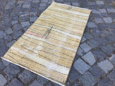 Tapete de banho turco vintage pequeno feito à mão tapete de lã boêmio tapete tradicional comprar usado  Enviando para Brazil