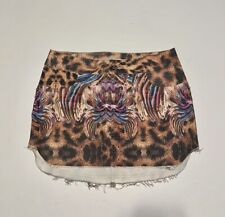Mini-saia vintage rara Planet Girls estampa animal gráfico grunge na frente comprar usado  Enviando para Brazil