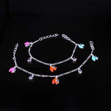 925 Plata Joyería Infantil Elefante Tobillera Tobillo Cadena Pie Bebé Pulsera comprar usado  Enviando para Brazil