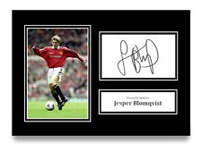 Jesper blomqvist signed for sale  MANCHESTER