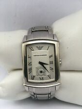 EMPORIO ARMANI AR-0243 relógio de quartzo analógico figura romana SS mostrador pulseira 5ATM WR comprar usado  Enviando para Brazil