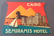 Cairo egypt semiramis for sale  Oklahoma City