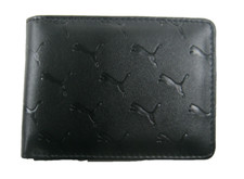 Carteira bifold masculina Puma preta logotipo couro sintético comprar usado  Enviando para Brazil