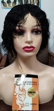 Pelucas cortas afro húmedas y onduladas rizadas cabello humano suave naturales EE. UU. segunda mano  Embacar hacia Mexico