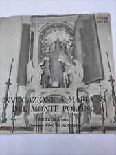Invocazione maria ss.del usato  Matera