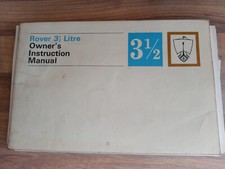 Rover p5b literature for sale  IPSWICH