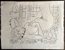 Litografía Henri Matisse 1960 firmada contrato colección numerada segunda mano  Embacar hacia Mexico