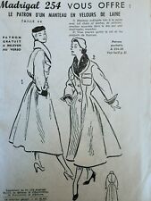 Ancien patron madrigal d'occasion  France