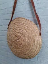 Sac rond paille. d'occasion  Loon-Plage