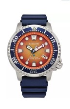 Citizen Promaster Eco-Drive relógio de mergulho masculino laranja/azul BN069-03X caixa e papéis comprar usado  Enviando para Brazil
