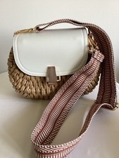 Rattan summer handbag for sale  GLASGOW