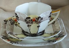 Shelley tea trio for sale  COLEFORD