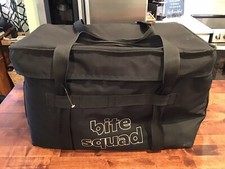 Bolsa de entrega de alimentos com isolamento comercial perfeita, PRETA, 20,5x14,5x12,5 comprar usado  Enviando para Brazil