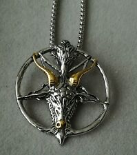 Baphomet anhänger halskette gebraucht kaufen  Recklinghausen