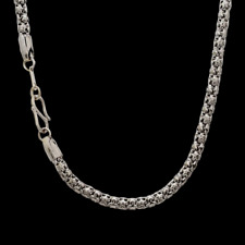 Colar masculino largura 4,5 mm corrente designer platina 22 gramas PT950 20 polegadas, usado comprar usado  Enviando para Brazil