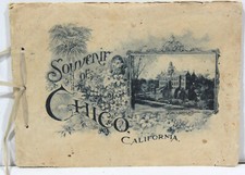 Souvenir of Chico, Califórnia – Viewbook c1900 com 16 Páginas de Visualizações BW comprar usado  Enviando para Brazil