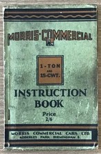 Morris commercial instruction for sale  LEICESTER