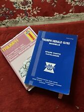 triumph herald workshop manual for sale  SHILDON