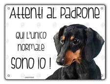Cartello cane bassotto usato  Vertemate con Minoprio