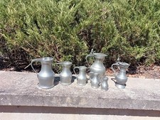 Lot objets étain. d'occasion  Prissé