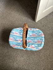 Wicker basket cover for sale  COLNE