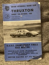 Thruxton race program for sale  CORBY