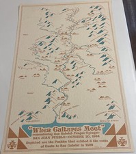 Vintage poster map for sale  Canyon