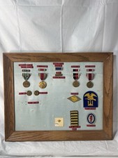 Framed display military for sale  Elgin