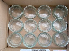Clear glass ribbed for sale  HARPENDEN