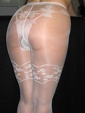 Collant fantaisie jarretiere d'occasion  Châteaudun