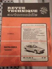 Rta 341 matra d'occasion  Blangy-sur-Bresle