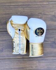 Luvas de boxe feitas à mão couro bovino sem vida boxe | Todos os tamanhos comprar usado  Enviando para Brazil