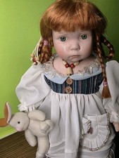 Porzellanpuppe 40cm sitzpuppe gebraucht kaufen  Vallendar