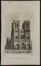 1845 vue cathédrale d'occasion  France