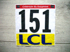 Dossard cyclisme critérium d'occasion  Yssingeaux