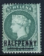 St.helena 1884 halfpenny for sale  GLASGOW
