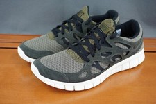 Tênis de corrida Nike Free Run 2 masculino 9 verde malha sintética com cadarço cano baixo comprar usado  Enviando para Brazil