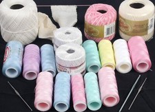 Lot crochet yarn for sale  Akeley
