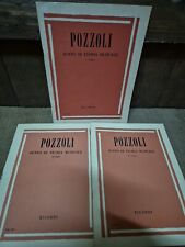 Pozzoli sunto teoria usato  Italia