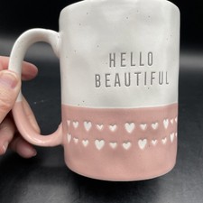 Caneca de café/chá rosa Hello Beautiful da Heartland Hive comprar usado  Enviando para Brazil