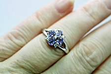 Silver ring blue for sale  INVERNESS