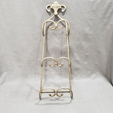 Suporte de parede de metal antigo suporte para prato de toalha 3 camadas rolo ouro país francês comprar usado  Enviando para Brazil