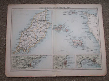 C.1885 antique map for sale  LINCOLN