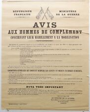 Affiche militaire 1936 d'occasion  Lormont