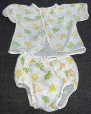 Usado, Cardigã vintage Toddle Time JCPenney gato manga curta fralda capa 14,5-18 libras comprar usado  Enviando para Brazil