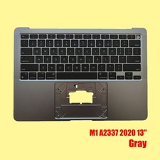  Para MacBook Air 13" M1 A2337 2020 Plamrest Space Top estojo teclado cinza EUA comprar usado  Enviando para Brazil